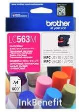 Brother LC563 Ink Cartridge 600-Pages Magenta - eBuy UAE